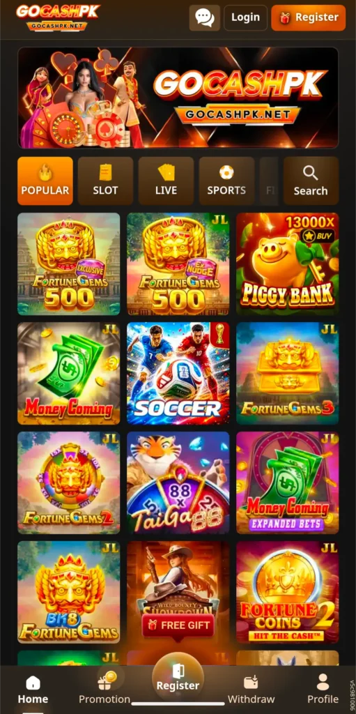 gocash pk game